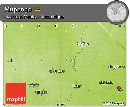 Physical Map of Mupengo
