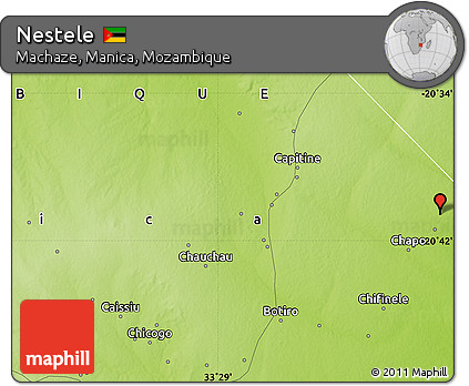 Physical Map of Nestele