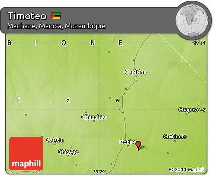 Physical Map of Timoteo