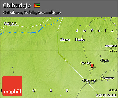Physical Map of Chibudejo