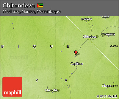 Physical Map of Chitendeva