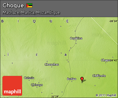 Physical Map of Choque