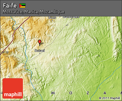 Physical Map of Faife