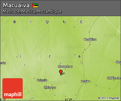 Physical Map of Macuaiva