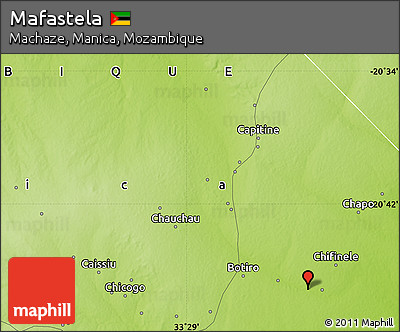 Physical Map of Mafastela