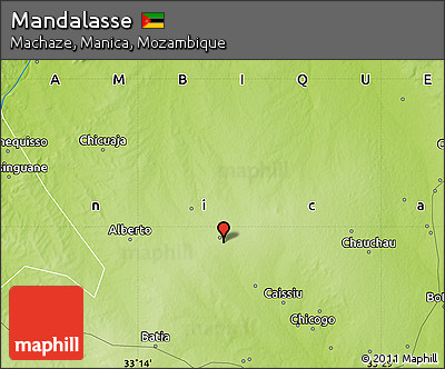 Physical Map of Mandalasse