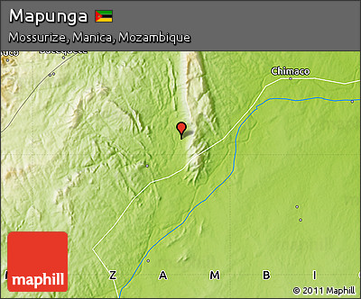 Physical Map of Mapunga