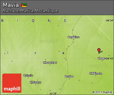 Physical Map of Mavia