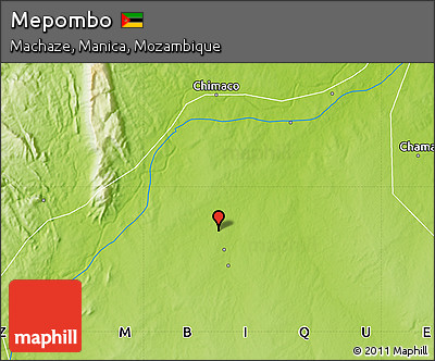 Physical Map of Mepombo
