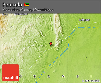 Physical Map of Penicela