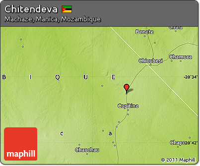 Physical Map of Chitendeva