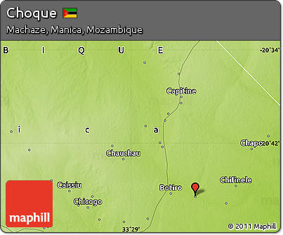 Physical Map of Choque