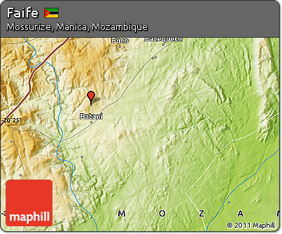 Physical Map of Faife