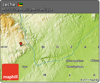 Physical Map of Jeche