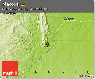 Physical Map of Macosa