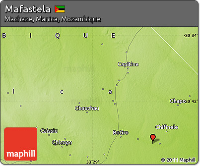 Physical Map of Mafastela