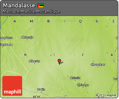 Physical Map of Mandalasse