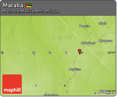 Physical Map of Mataba