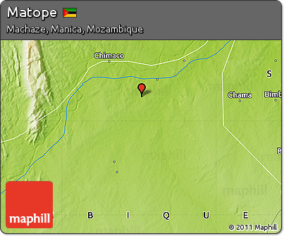 Physical Map of Matope