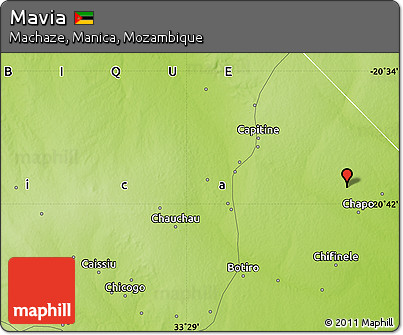 Physical Map of Mavia