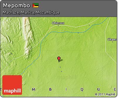 Physical Map of Mepombo