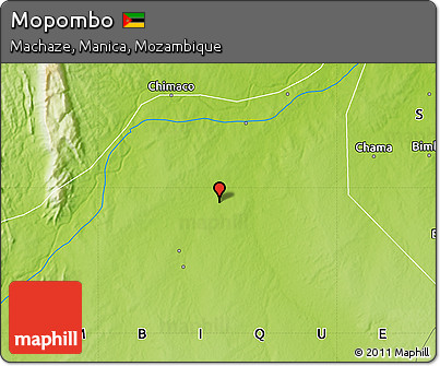 Physical Map of Mopombo