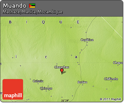 Physical Map of Muando