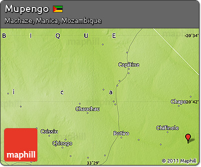 Physical Map of Mupengo