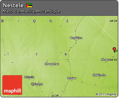 Physical Map of Nestele