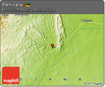 Physical Map of Penicela