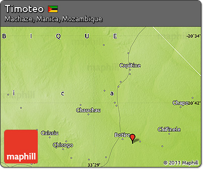 Physical Map of Timoteo