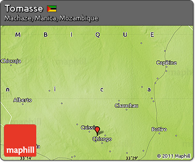 Physical Map of Tomasse