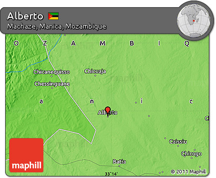 Political Map of Alberto