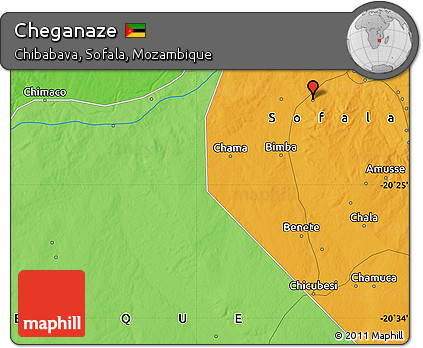 Political Map of Cheganaze