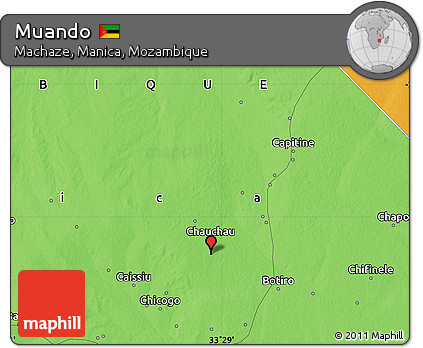 Political Map of Muando