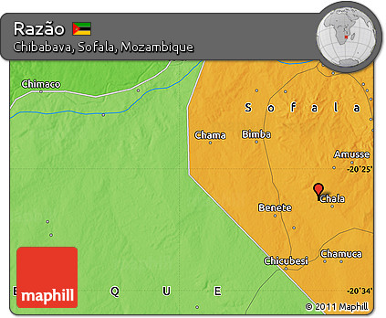 Political Map of Razão