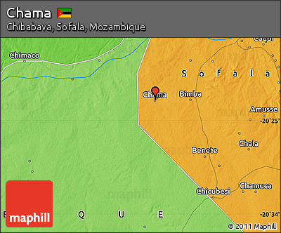 Political Map of Chama