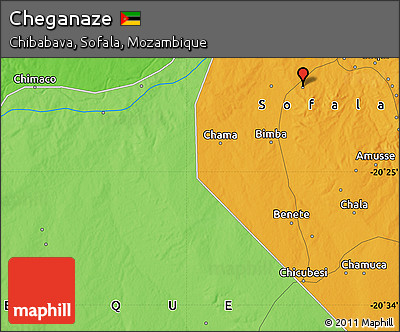 Political Map of Cheganaze