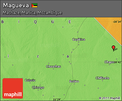 Political Map of Magueva