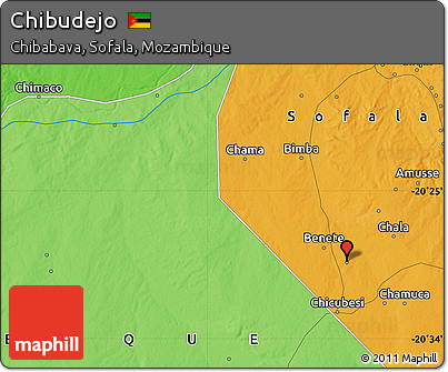Political Map of Chibudejo
