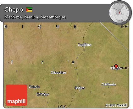 Satellite Map of Chapo