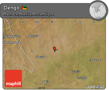 Satellite Map of Dengo