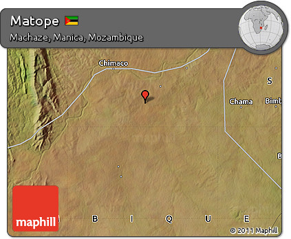 Satellite Map of Matope
