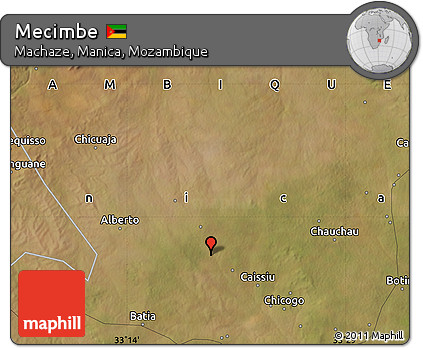 Satellite Map of Mecimbe