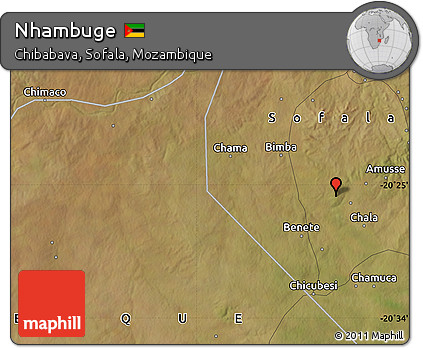 Satellite Map of Nhambuge