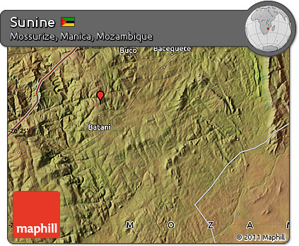 Satellite Map of Sunine