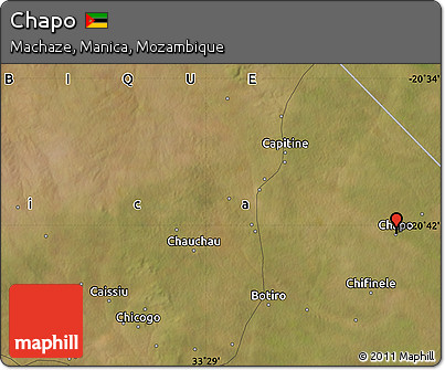 Satellite Map of Chapo