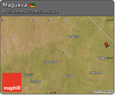 Satellite Map of Magueva