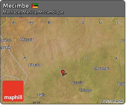 Satellite Map of Mecimbe