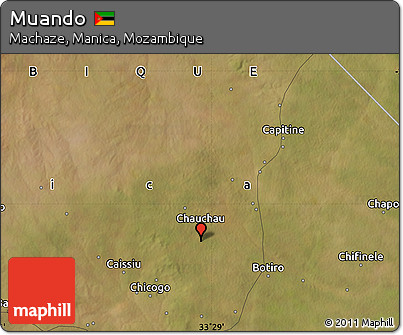 Satellite Map of Muando